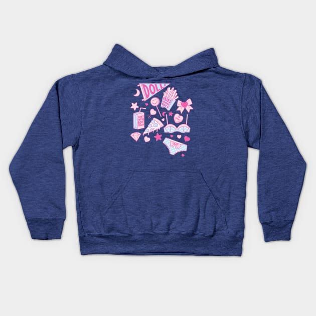 Girl Gang Kids Hoodie by jadeboylan